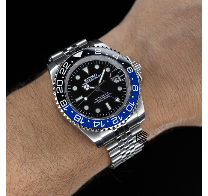 Seiko batman bezel sale