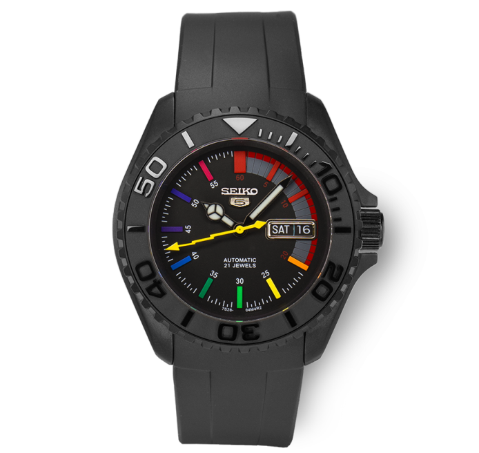 Rainbow Black KX 3 O'clock - Seiko Mods