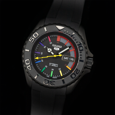 Rainbow Black KX 3 O'clock - Seiko Mods