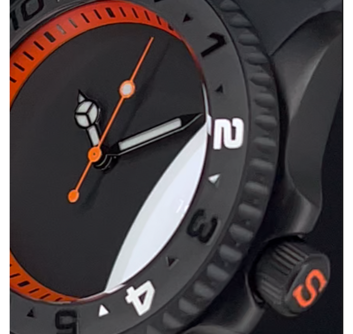 Orange Stealth Blackout - Seiko Mod